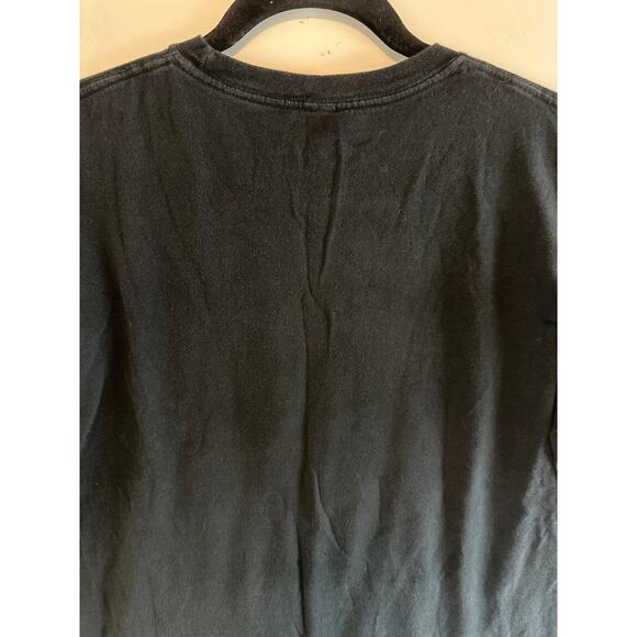 The Rolling Stones North American Tour 1975 T-Shirt Black Lips Logo Size M - Picture 6 of 8